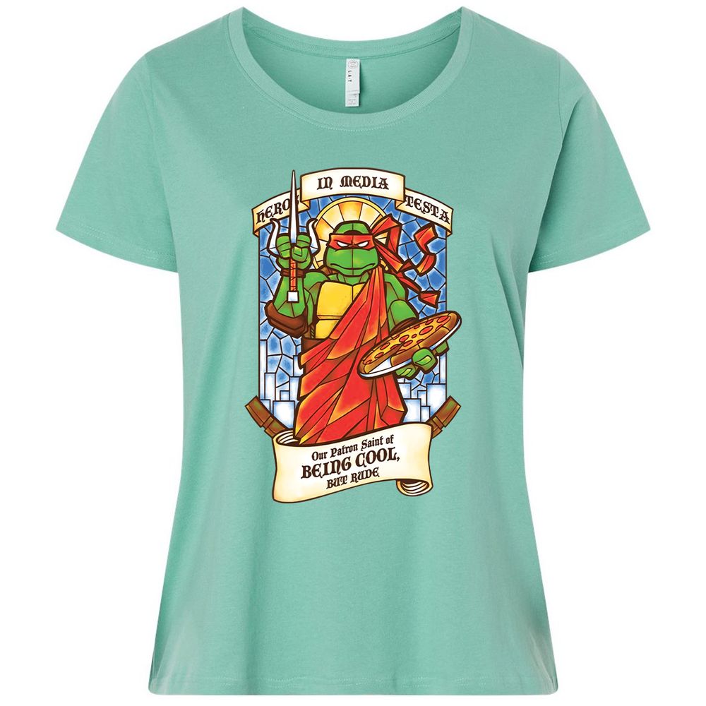 Ladies Curvy Jersey - XFQSZV4R - Saltwater - 7