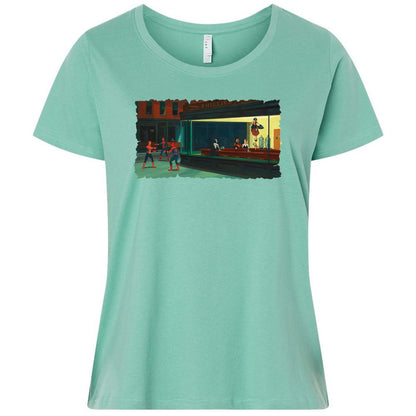 Ladies Curvy Jersey - 5BPJ7P4J - Saltwater - 7