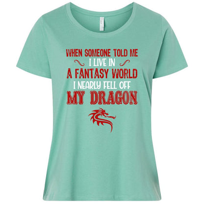 Ladies Curvy Jersey - B6SRM999 - Saltwater - 7