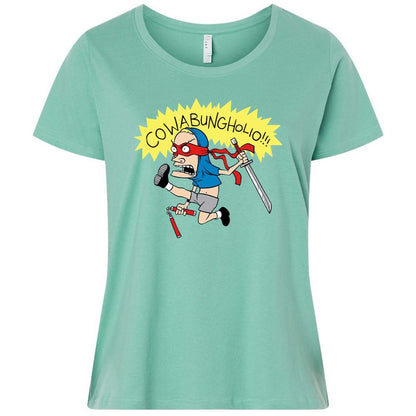 Ladies Curvy Jersey - R8BASQMK - Saltwater - 7