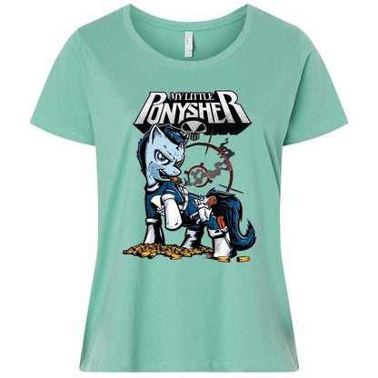 Ladies Curvy Jersey - Q11WXHMV - Saltwater - 7