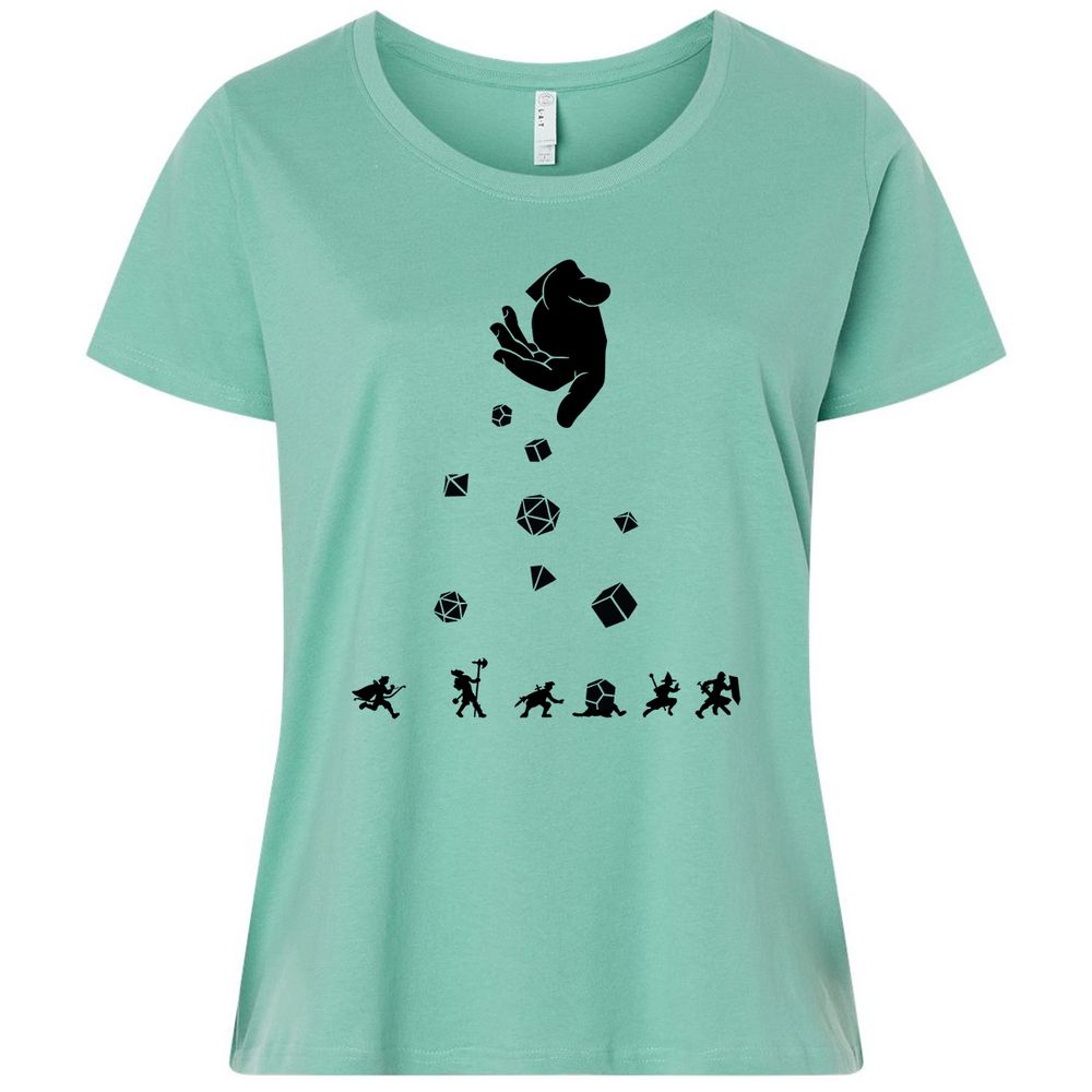 Ladies Curvy Jersey - 1BL9CR4X - Saltwater - 7