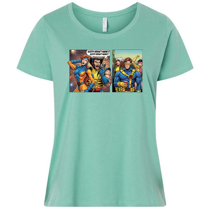 Ladies Curvy Jersey - UWR2K8XZ - Saltwater - 7