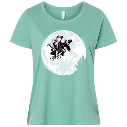 Ladies Curvy Jersey - QHKMVX2N - Saltwater - 7