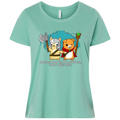 Ladies Curvy Jersey - LDP2DESS - Saltwater - 7