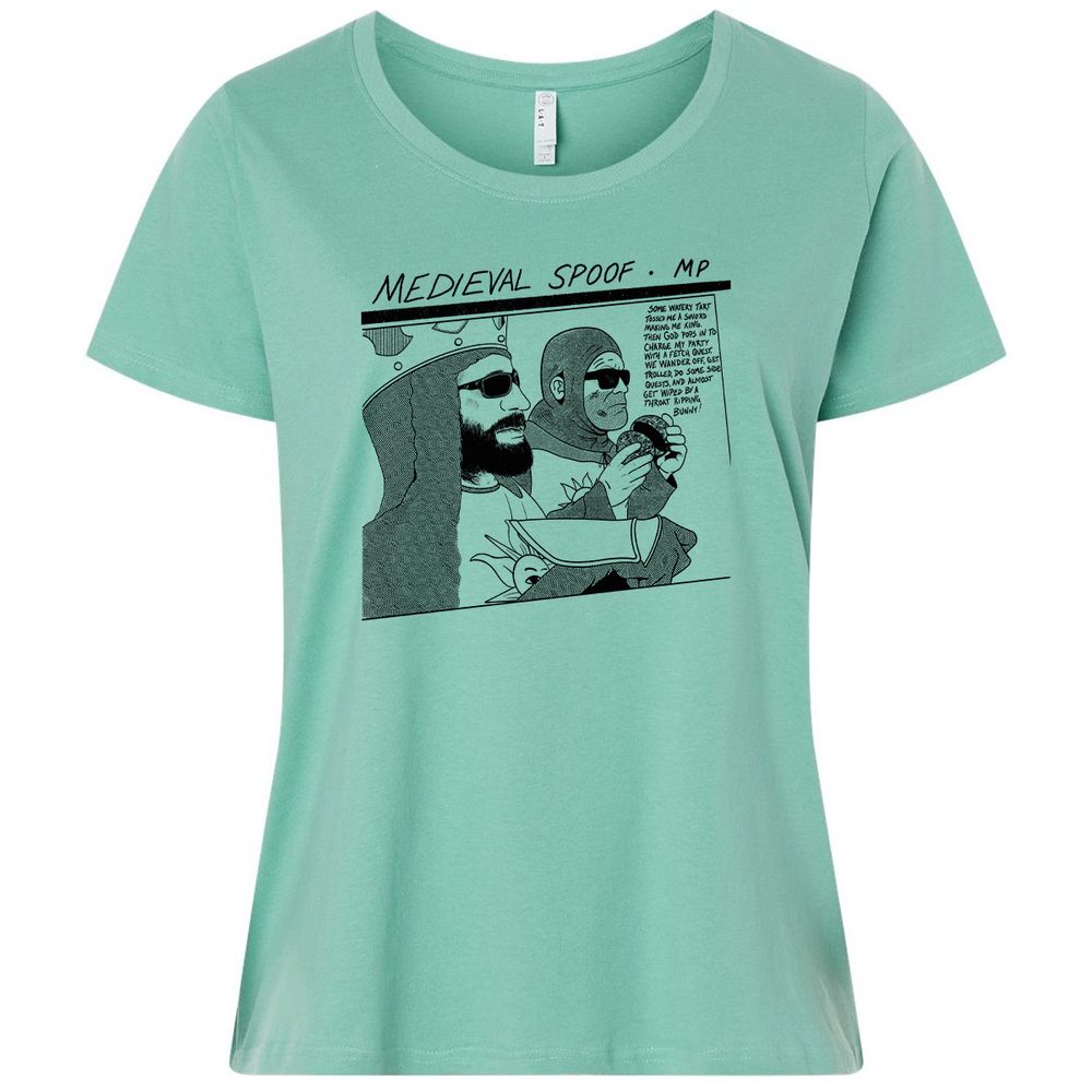 Ladies Curvy Jersey - 8LJ4MA2Q - Saltwater - 7