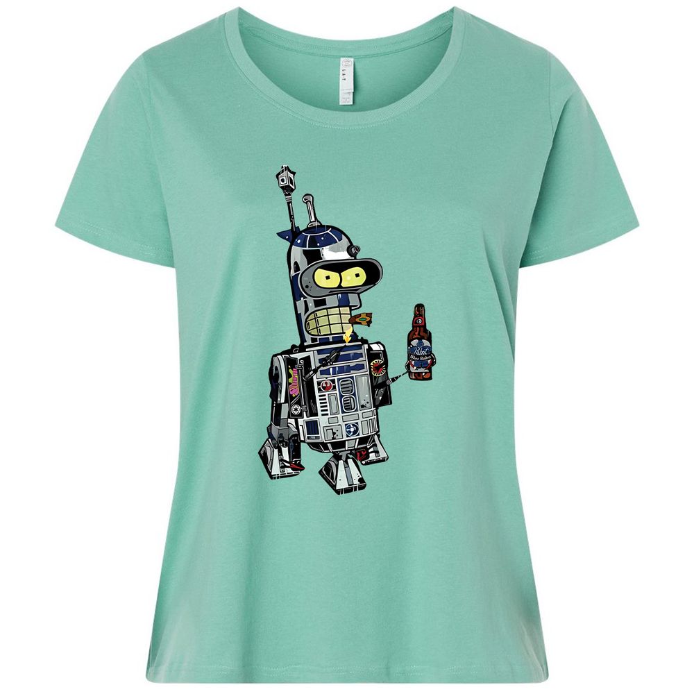 Ladies Curvy Jersey - 3YCCFUKZ - Saltwater - 7