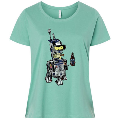 Ladies Curvy Jersey - 3YCCFUKZ - Saltwater - 7