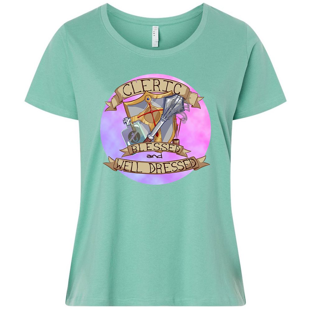 Ladies Curvy Jersey - LMTM3CBY - Saltwater - 7