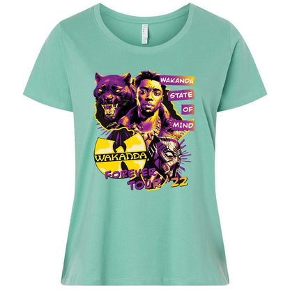 Ladies Curvy Jersey - CJWZ9QQN - Saltwater - 7