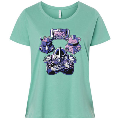 Ladies Curvy Jersey - QLAUA6G2 - Saltwater - 7