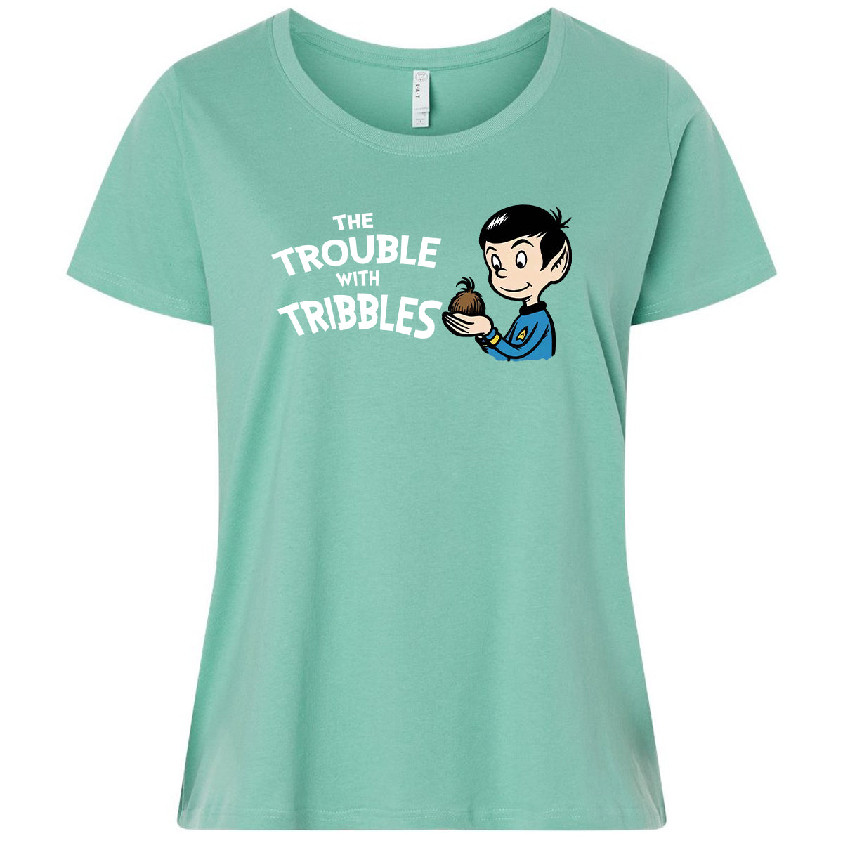 Ladies Curvy Jersey - SGQXUHA4 - Saltwater - 7