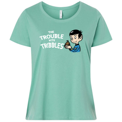 Ladies Curvy Jersey - SGQXUHA4 - Saltwater - 7