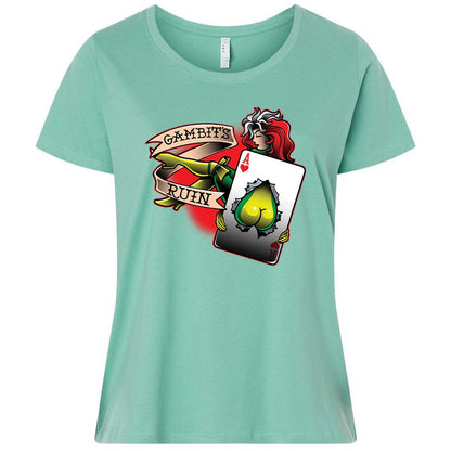 Ladies Curvy Jersey - WYU748Q3 - Saltwater - 7