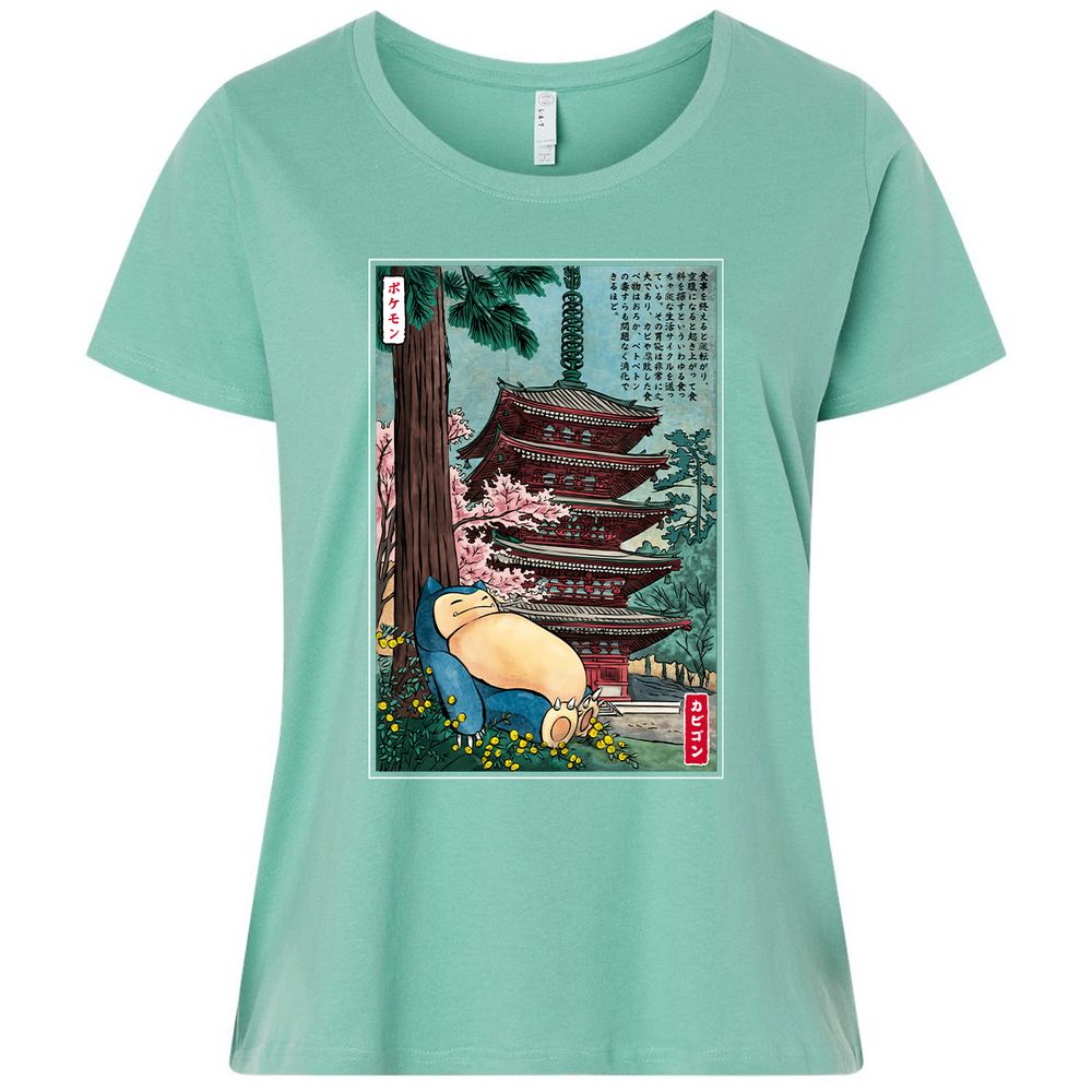 Ladies Curvy Jersey - T67YKWNW - Saltwater - 7