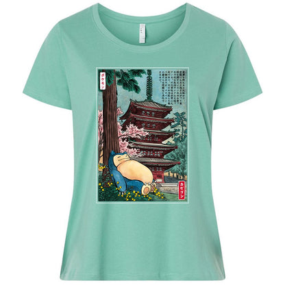 Ladies Curvy Jersey - T67YKWNW - Saltwater - 7