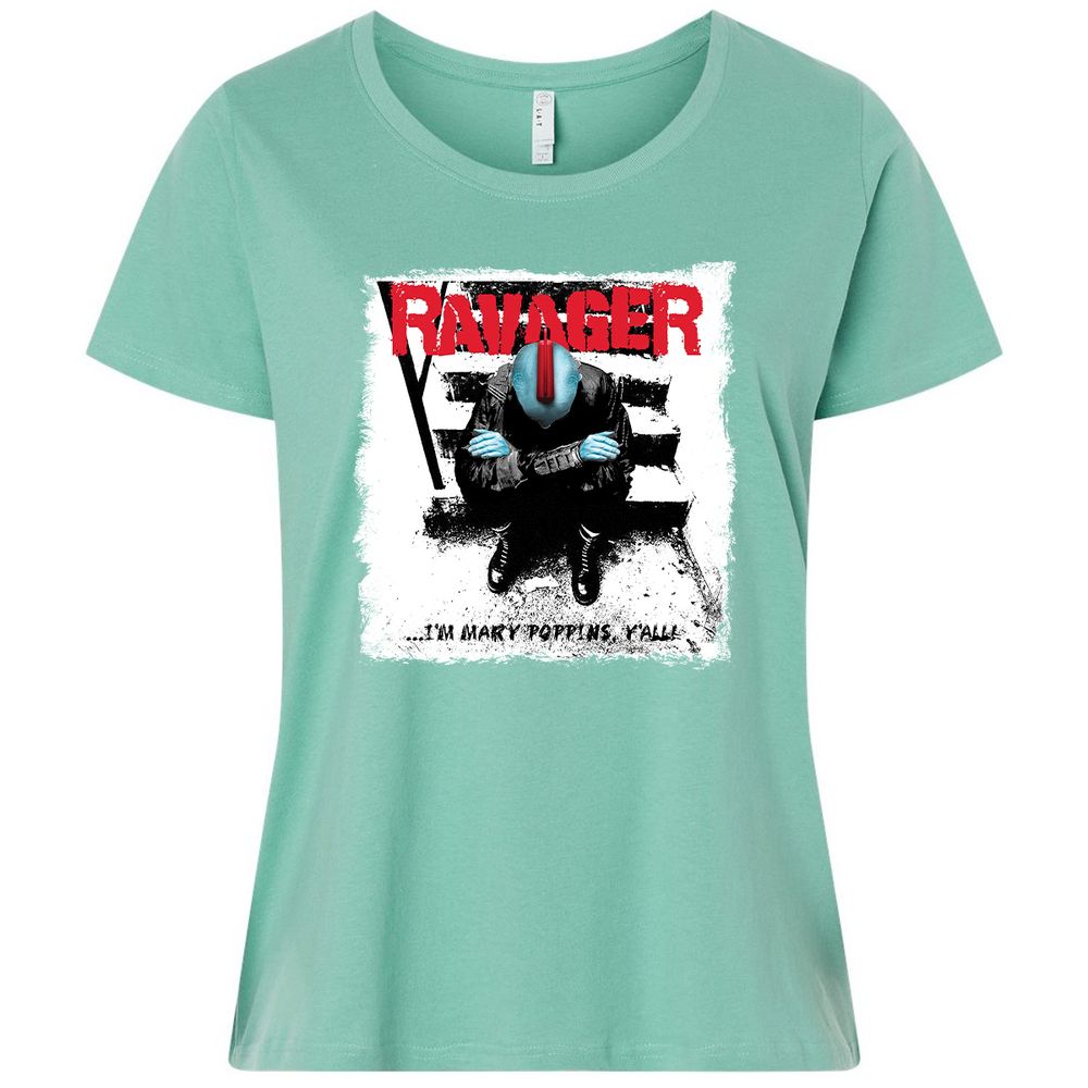 Ladies Curvy Jersey - W6X83FYH - Saltwater - 7