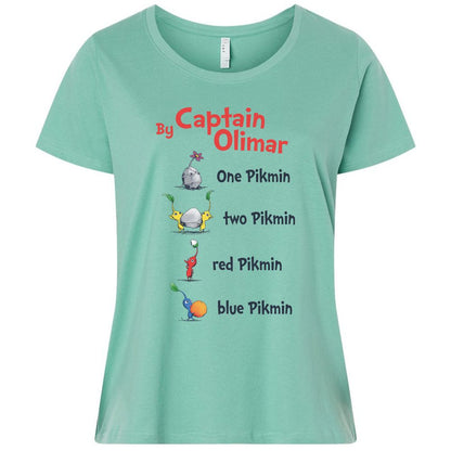 Ladies Curvy Jersey - 8ZK9U5XA - Saltwater - 7