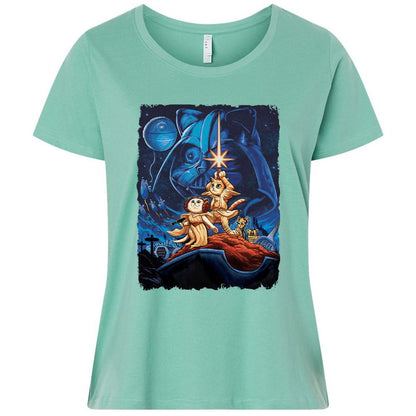 Ladies Curvy Jersey - W7HFD4V6 - Saltwater - 7