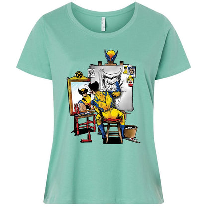 Ladies Curvy Jersey - 63AM6ASN - Saltwater - 7