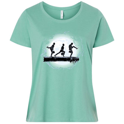 Ladies Curvy Jersey - JLJP6AYF - Saltwater - 7