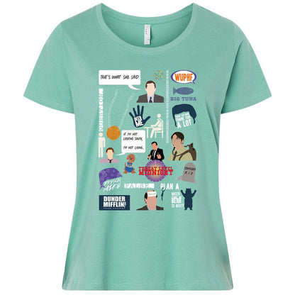 Ladies Curvy Jersey - HDEHQRV9 - Saltwater - 7