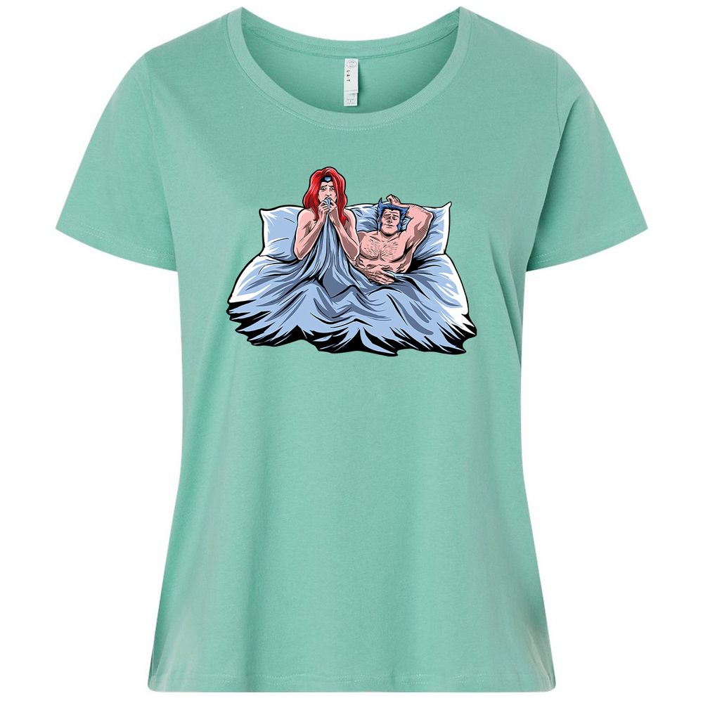 Ladies Curvy Jersey - B7CMRHCU - Saltwater - 7