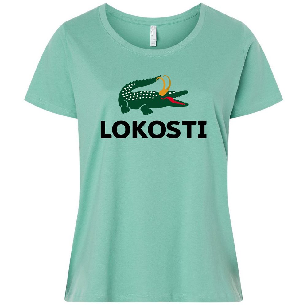 Ladies Curvy Jersey - UBZMNYLQ - Saltwater - 7