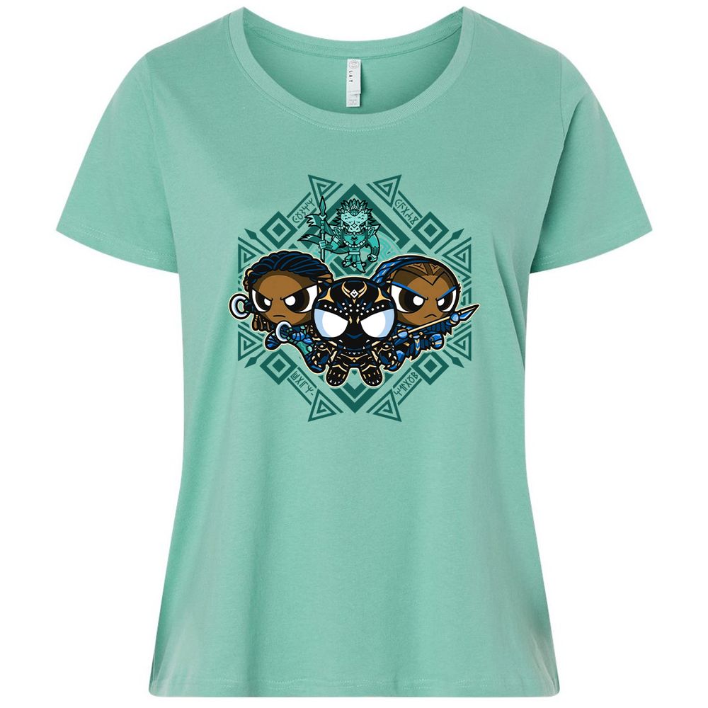 Ladies Curvy Jersey - B77QVFA7 - Saltwater - 7