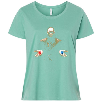 Ladies Curvy Jersey - W4CV3G3K - Saltwater - 7