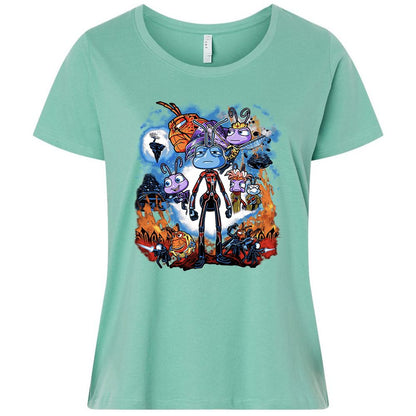 Ladies Curvy Jersey - FHPCMW5B - Saltwater - 7