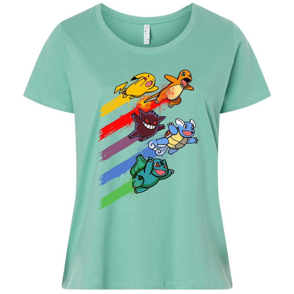 Ladies Curvy Jersey - 1E7LVCLP - Saltwater - 7