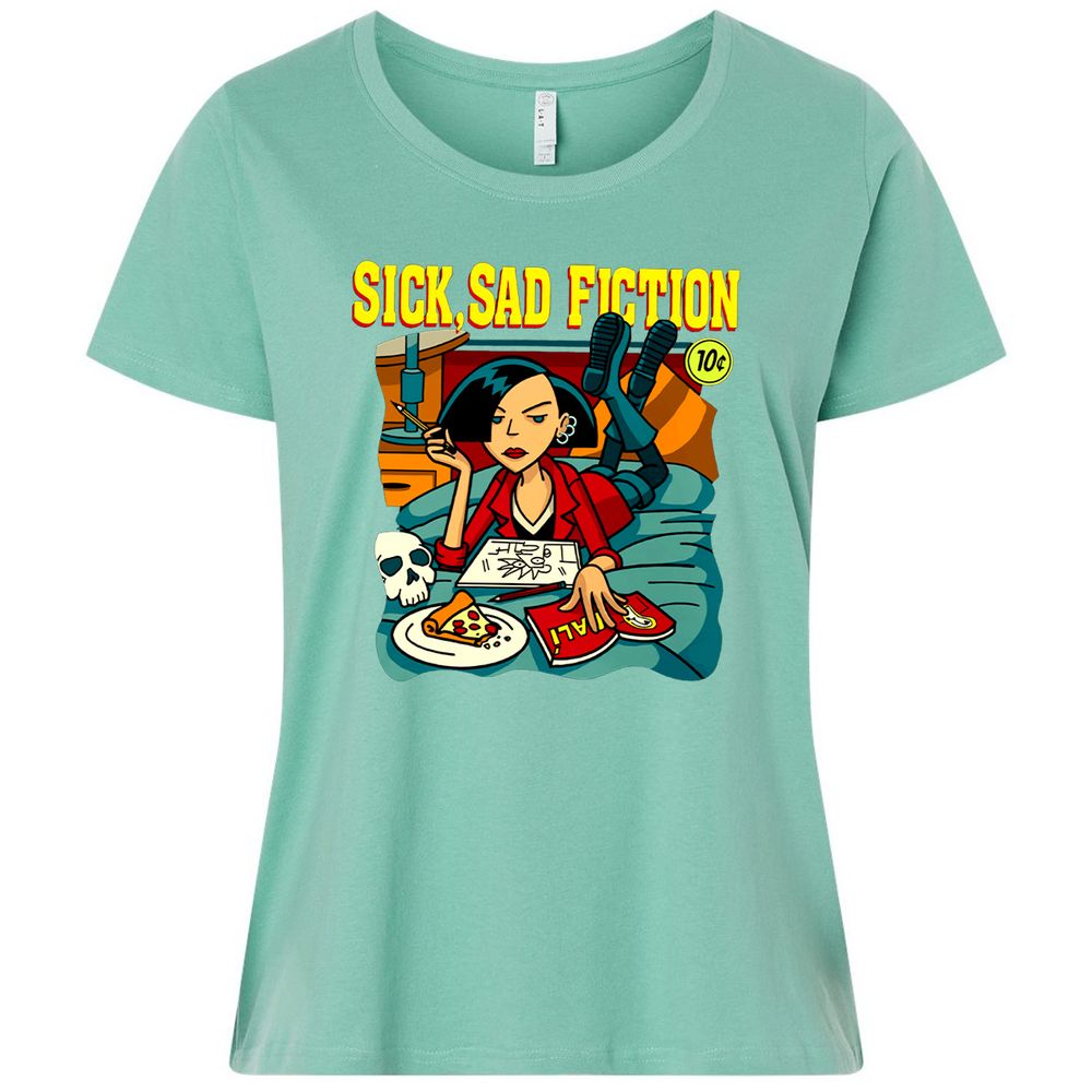 Ladies Curvy Jersey - A6H4N3S3 - Saltwater - 7