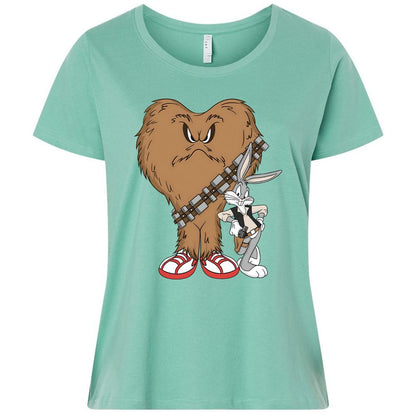 Ladies Curvy Jersey - 6DFKAEZL - Saltwater - 7