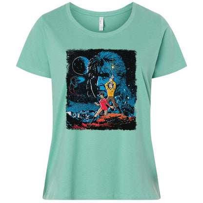 Ladies Curvy Jersey - HZYYU5DG - Saltwater - 7