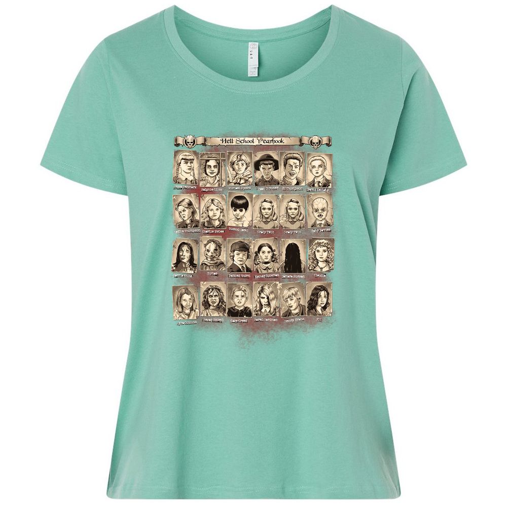 Ladies Curvy Jersey - WE7D4XWQ - Saltwater - 7