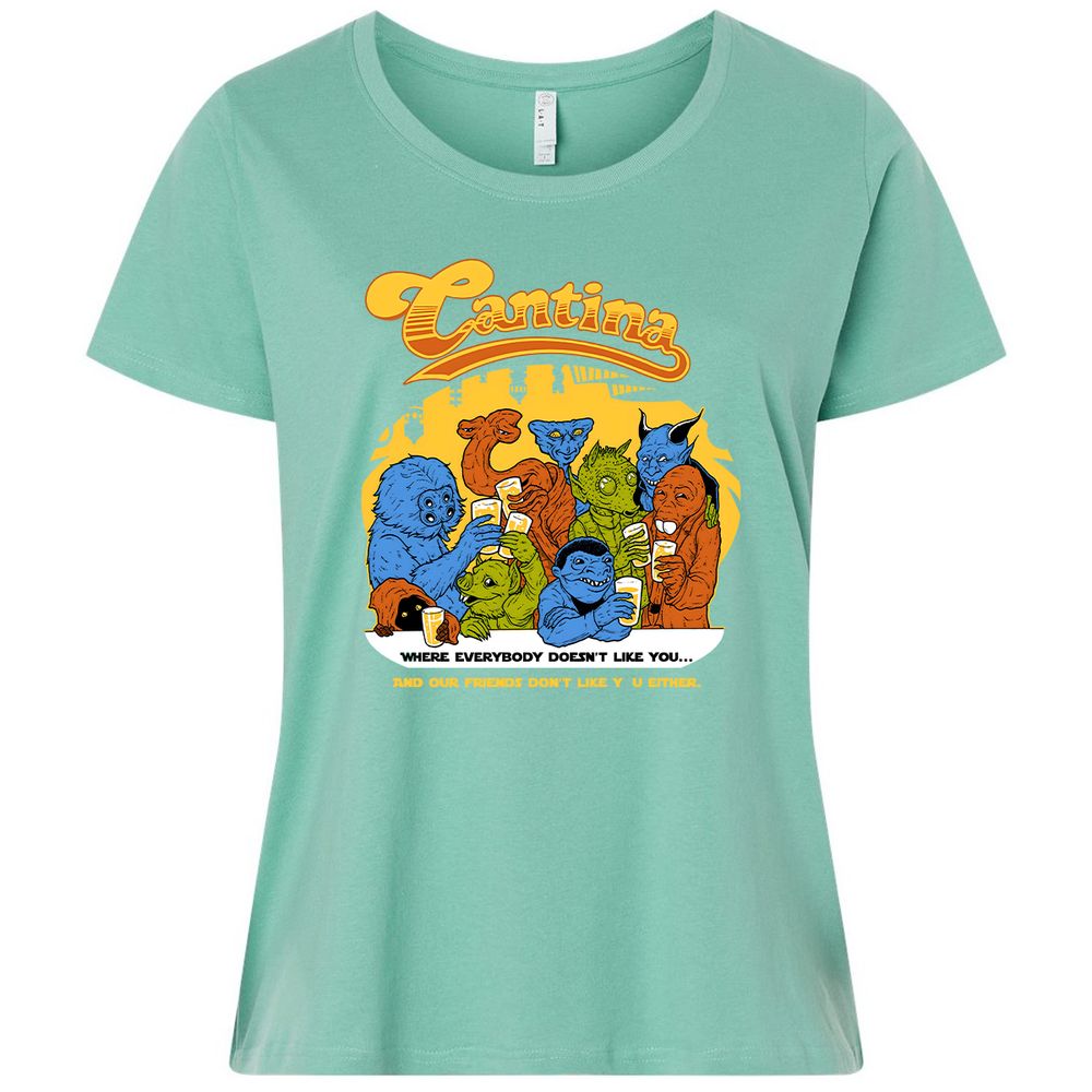 Ladies Curvy Jersey - F8S335QM - Saltwater - 7