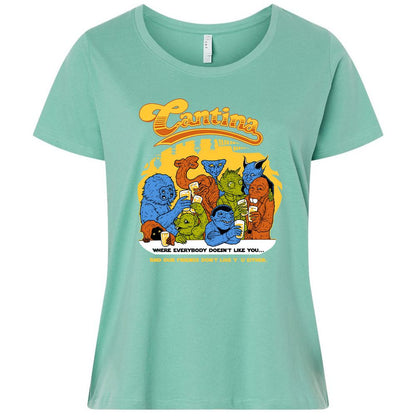 Ladies Curvy Jersey - F8S335QM - Saltwater - 7