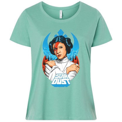 Ladies Curvy Jersey - 67YQMU5F - Saltwater - 7