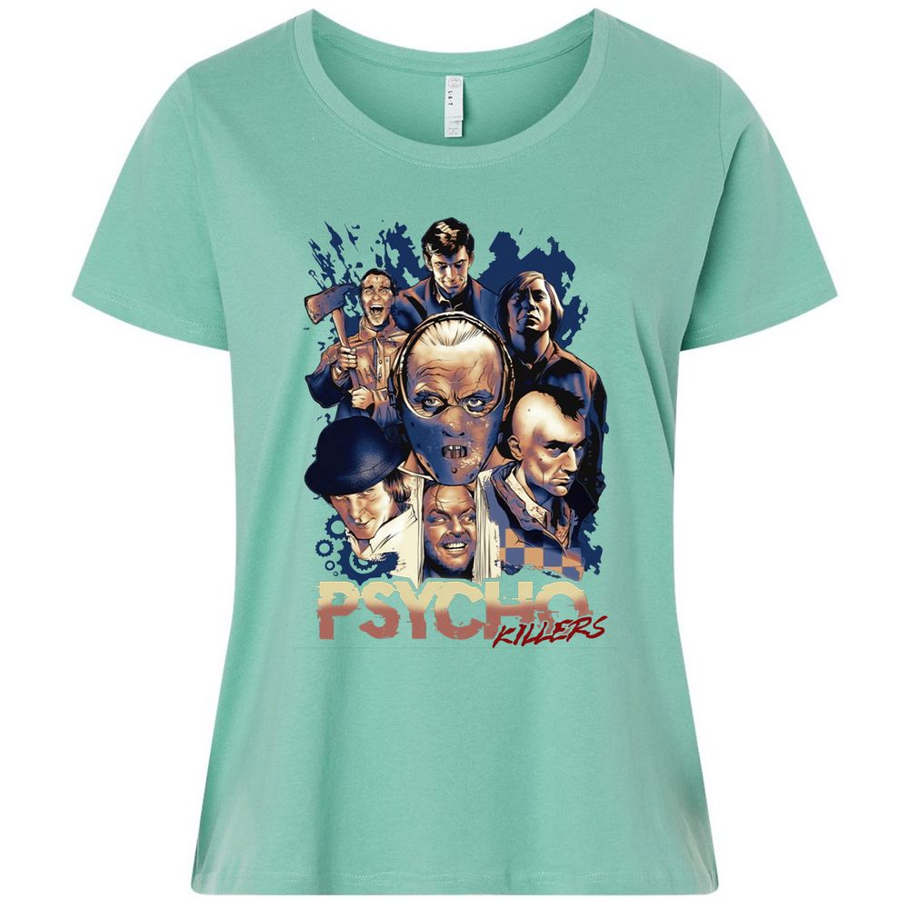 Ladies Curvy Jersey - CQGKN9QL - Saltwater - 7