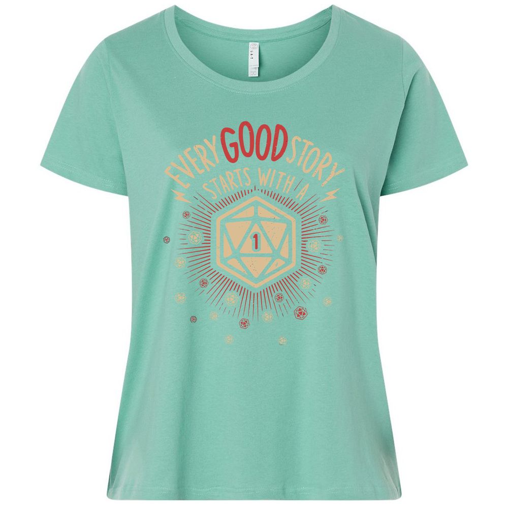 Ladies Curvy Jersey - ENWTUW33 - Saltwater - 7