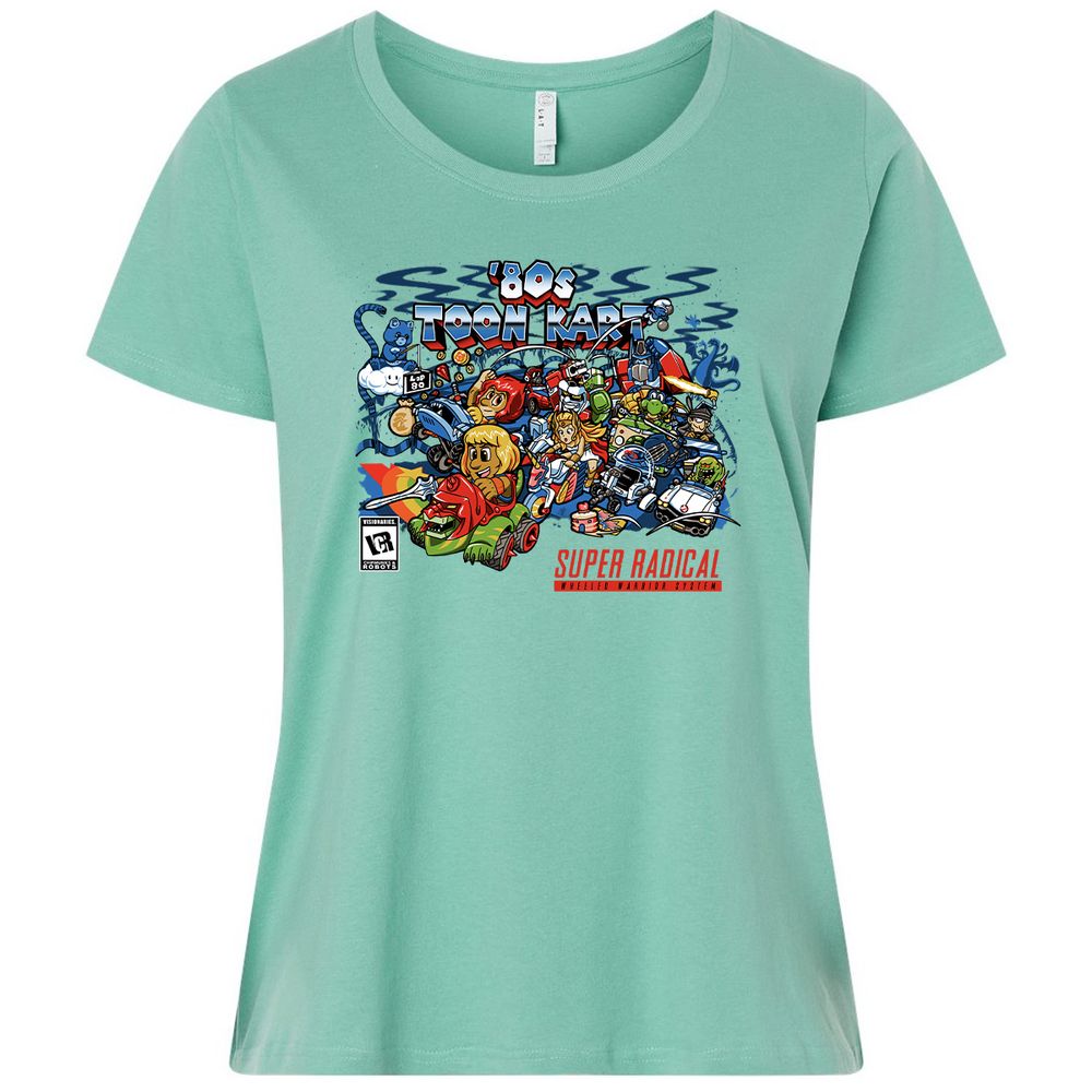 Ladies Curvy Jersey - MTDATZ9U - Saltwater - 7