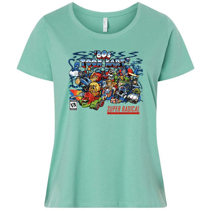 Ladies Curvy Jersey - MTDATZ9U - Saltwater - 7