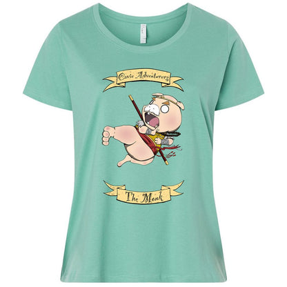 Ladies Curvy Jersey - 4XNEHWG6 - Saltwater - 7