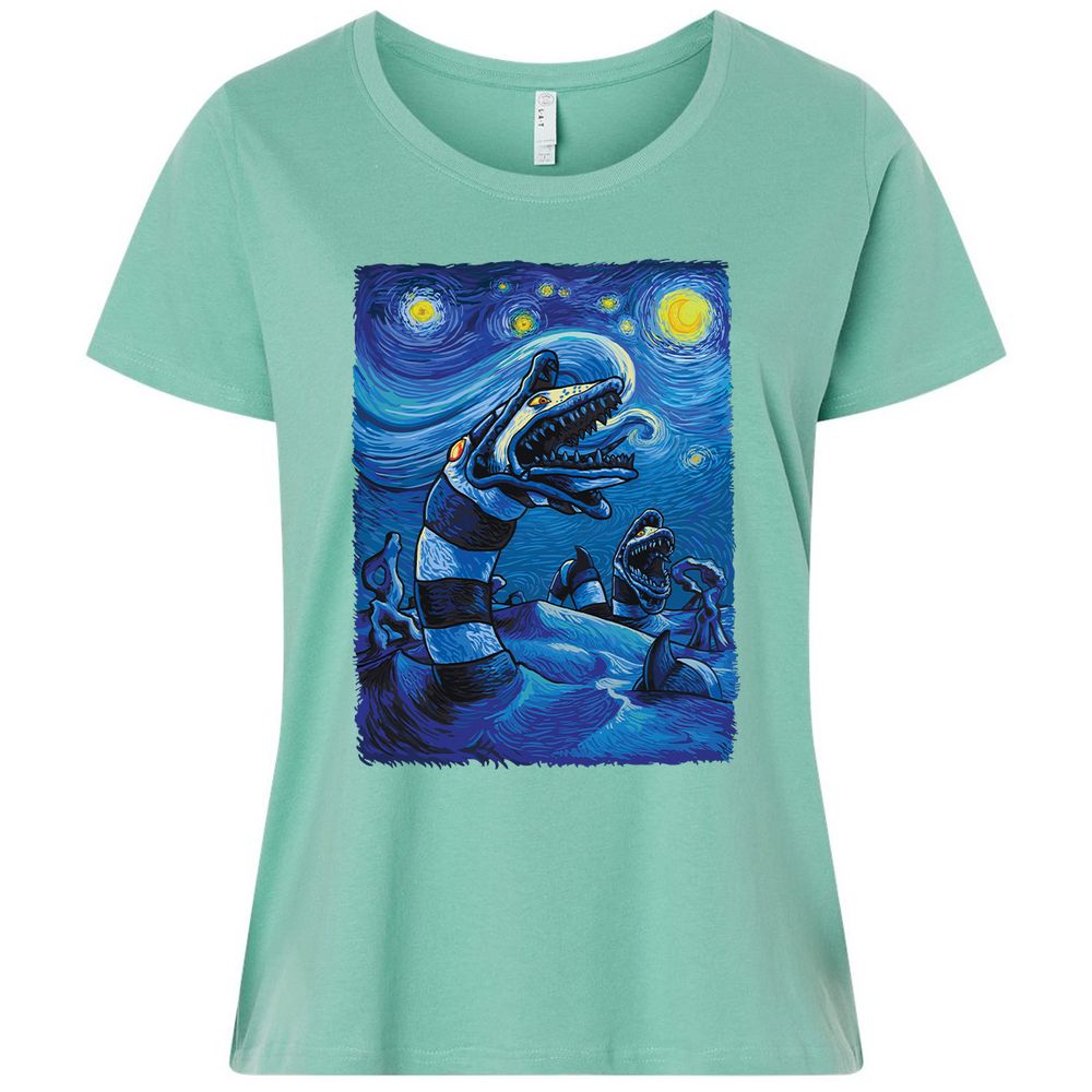 Ladies Curvy Jersey - H1YENY6K - Saltwater - 7