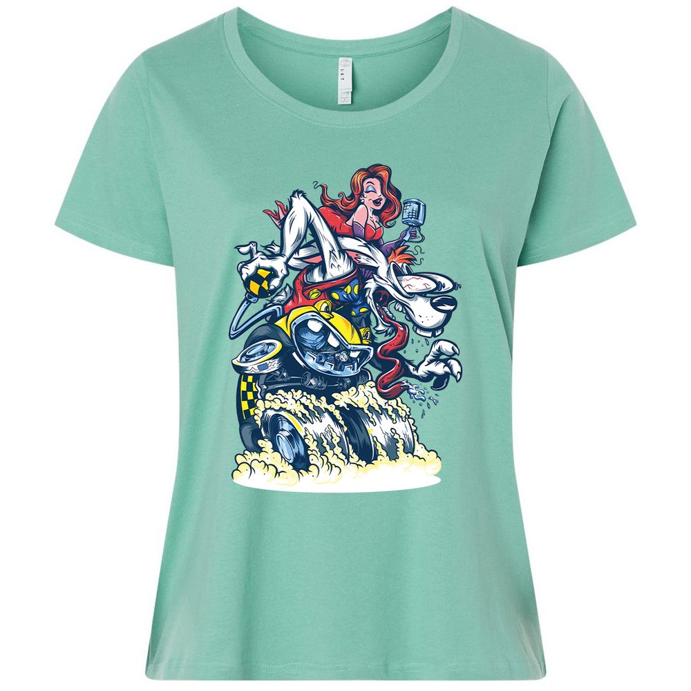 Ladies Curvy Jersey - 2TLTL4BP - Saltwater - 7