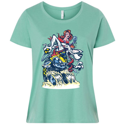 Ladies Curvy Jersey - 2TLTL4BP - Saltwater - 7