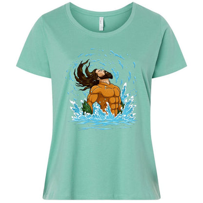 Ladies Curvy Jersey - X83K6AE3 - Saltwater - 7