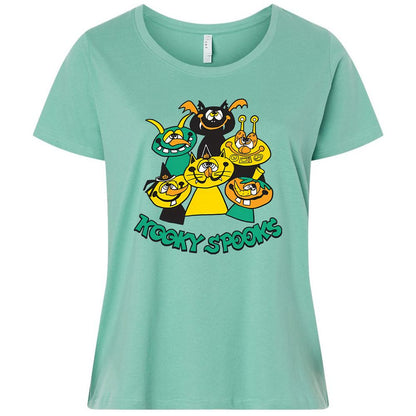 Ladies Curvy Jersey - T49CLR98 - Saltwater - 7