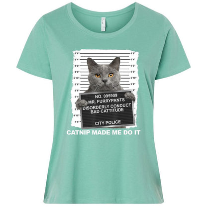 Ladies Curvy Jersey - 9QZSB6JP - Saltwater - 7